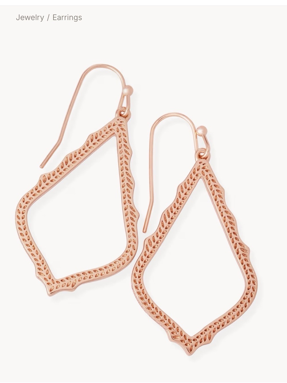 Kendra Scott Sophia Rose Gold Earrings